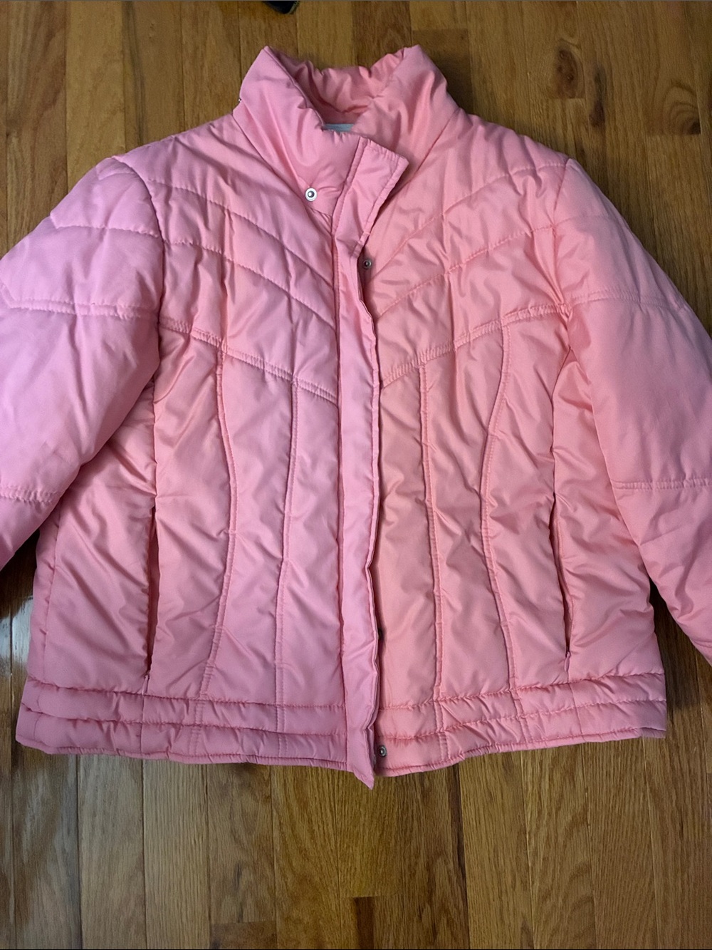 🌸 Pastel Pink Quilted Jacket 🌷